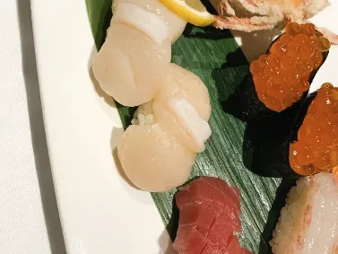 Assorted sashimi at Kosho Sushi in Port Coquitlam, BC