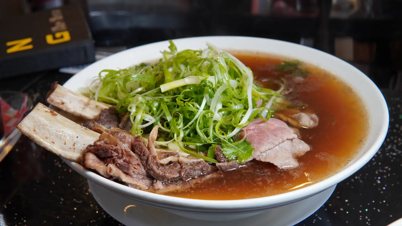 Short rib pho at Pho Hung in Surrey, BC